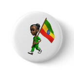 Ethiopian Girl buttons