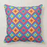 ethnic colourful pattern throw pillow pillows