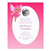 Ethnic Fairy Princess Girl's Birthday Party Invitations
