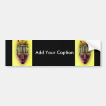 Ethnic Mask - Africa Bumper Stickers