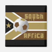 Ethnic South African Safari browns soccer gear Magnet