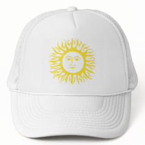 Ethnic Sun of Good luck Trucker Hat