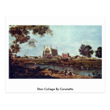 Eton College By Canaletto (Ii) Post Cards