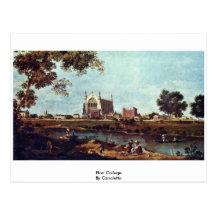 Eton College By Canaletto Postcard