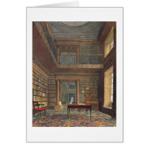Eton College Library, from 'History of Eton Colleg Cards