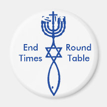 ETRT Menorah Star Ichthys Refrigerator Magnet