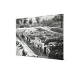 Etruscan Tombs Canvas Print