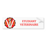 Etudiant vétérinaire ENVT bumper stickers
