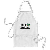 Eu Amo Brasil Apron