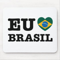 Eu Amo Brasil Mouse Mats