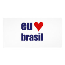 eu amo brasil picture card