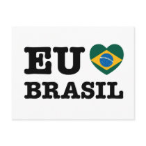 Eu Amo Brasil Postcard