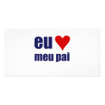 eu amo meu pai photo cards