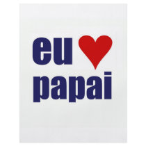 eu amo papai full color flyer
