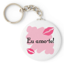 Eu amo-te - Portuguese I love you Key Chain