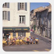 EU, France, Provence, Bouches-du-Rhone, Arles. Square Sticker