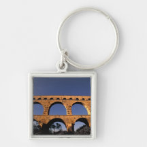 EU, France, Provence, Gard, Pont du Gard. Roman Keychains