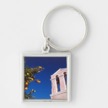 EU, Greece. Greek Orthodox church Key Chain