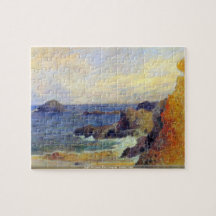 EugÃ¨ne Henri Paul Gauguin - Rocky Coast puzzle
