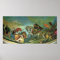 Eugene Delacroix - Attila Overrun Italy and Arts Posters