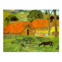 Eugène Henri Paul Gauguin - Le Trois Huttes Postcards