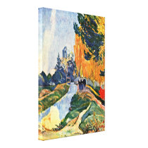 Eugene Henri Paul Gauguin - Les Alyscamps Stretched Canvas Prints