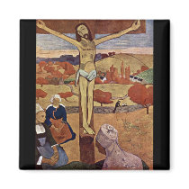 Eugène Henri Paul Gauguin - Yellow Christ Magnets