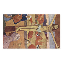 Eugène Henri Paul Gauguin - Yellow Christ Sticker