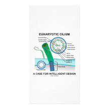 Eukaryotic Cilium A Case For Intelligent Design Custom Photo Card