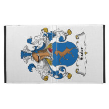 Euler Family Crest iPad Folio Cover