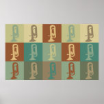 Euphonium Pop Art Poster