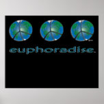 euphoradise print BLACK