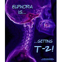 "Euphoria is..." shirt (purple/fushia)