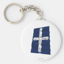 Eureka Stockade Waving Flag Keychains