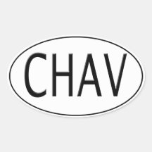 Euro Country Sticker Chav