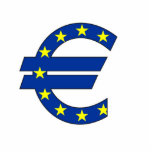 euro currency symbol money sign photo sculptures