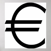 Euro Sign Posters