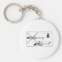 Eurocopter-Super-Puma-SA-33 Key Chain