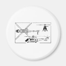 Eurocopter-Super-Puma-SA-33 Magnet