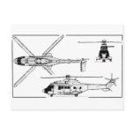 Eurocopter-Super-Puma-SA-33 Post Card