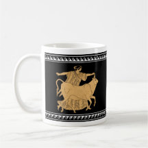 Europa and Zeus Red Figure mug