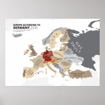 Europe According to Germany Print