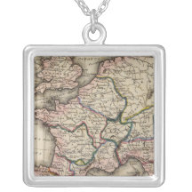 Europe Atlas Map Pendants