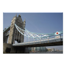Europe, England, London. Tower Bridge over the Art Photo