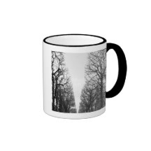 Europe, France, Paris. Winter trees, Marco Polo Mug