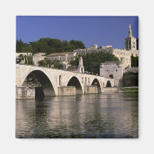 Europe, France, Provence, Avignon. Palais des Refrigerator Magnet
