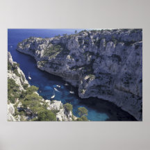 Europe, France, Provence, Calanques. Limestone Posters