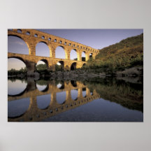 Europe, France, Provence, Gard; Pont du Gard, Print