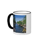 Europe, Holland, Amsterdam, yellow bicycle and Coffee Mug