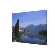 Europe, Italy, Lake Como, Tremezzo. Northern Stretched Canvas Print